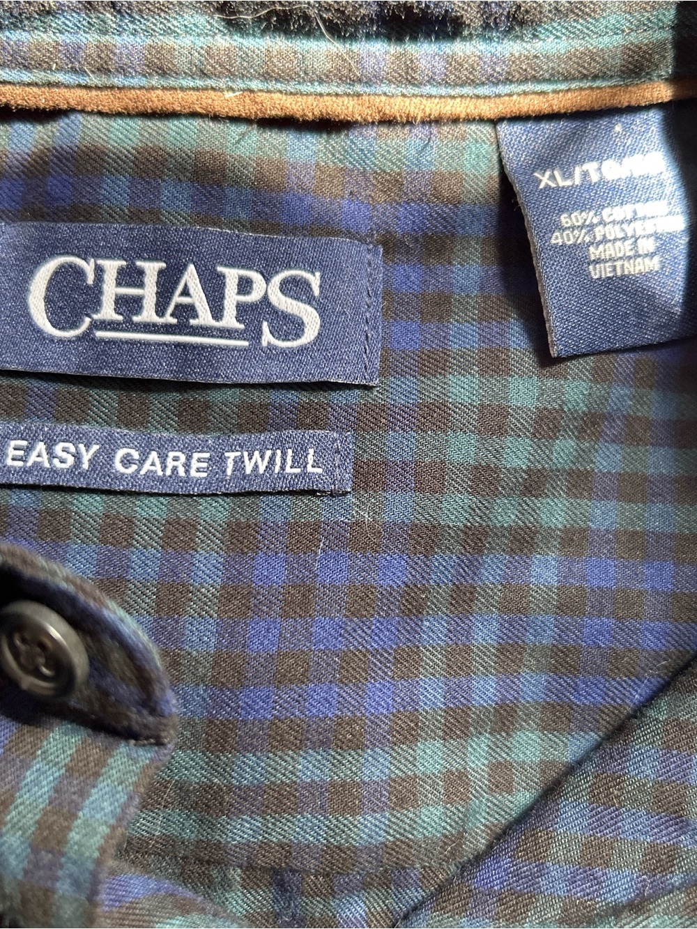 Green and Blue Gingham Button Down Shirt - Picture 7 of 7